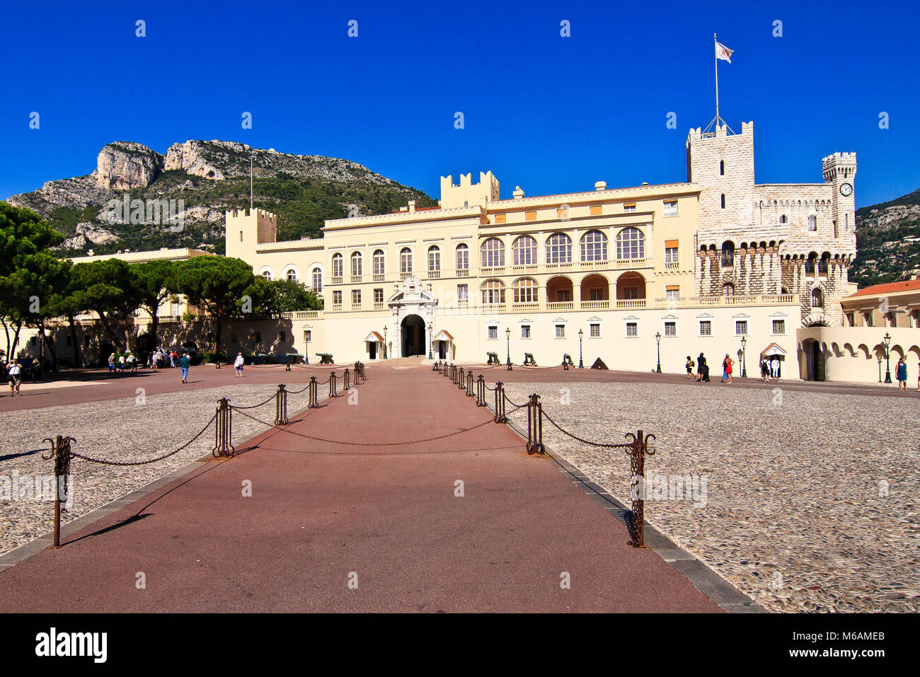 Monaco Royal Palace Stock Photo