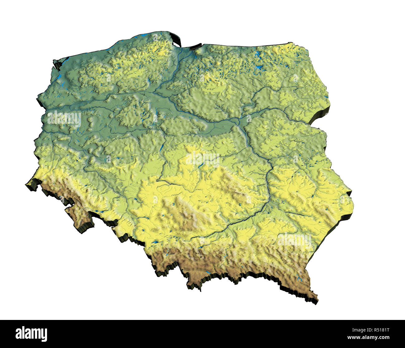 map poland free Stock Photo