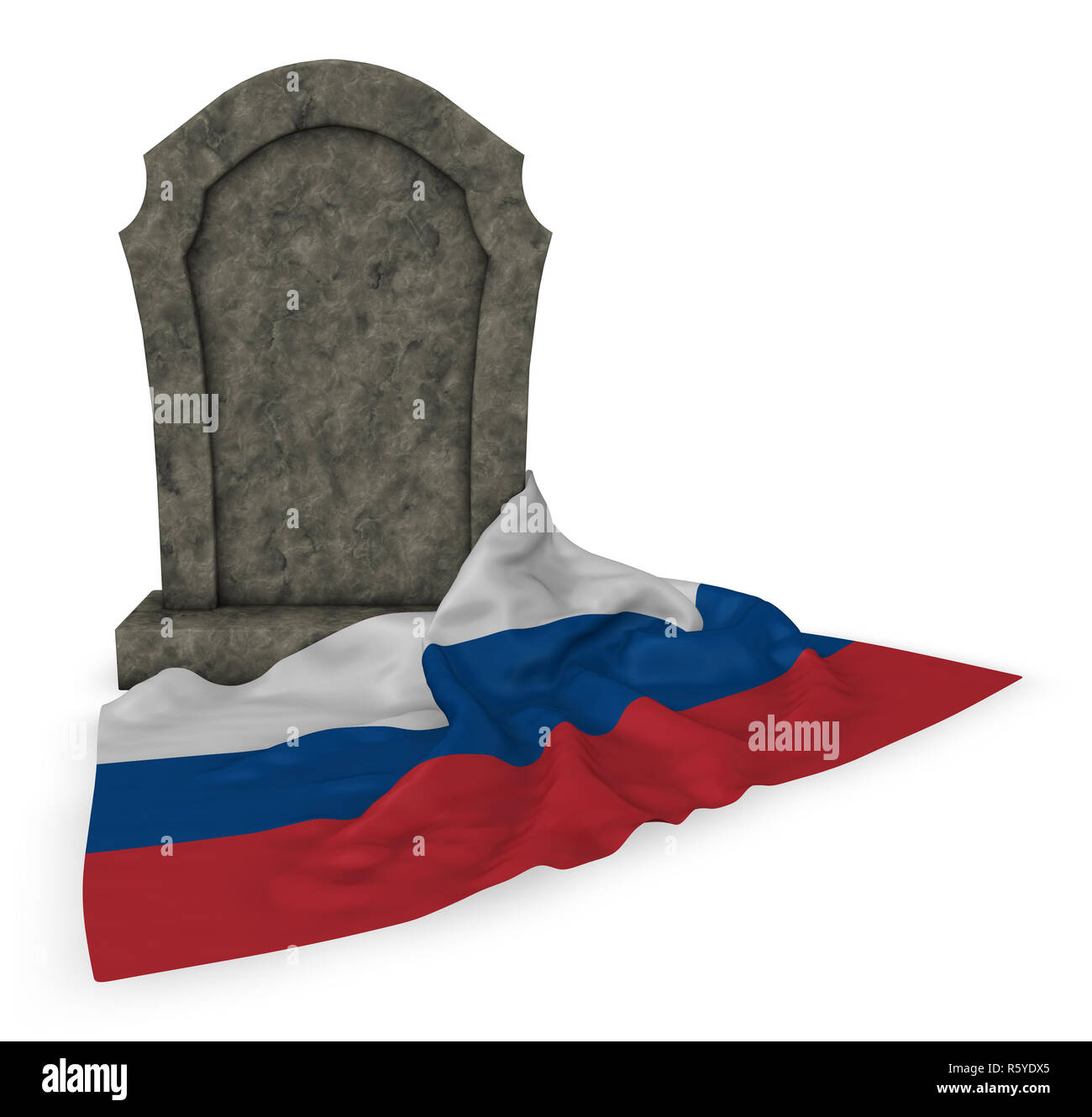 buried in russia Stock Photo