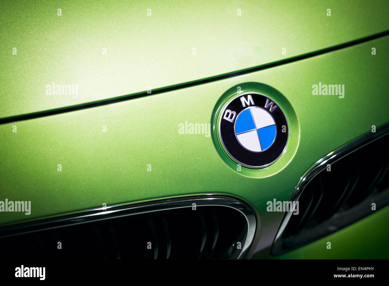 BMW logo emblema closeup Fotografía de stock - Alamy