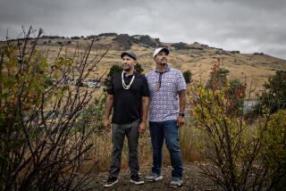 Vallejo, CA - July 09: From right - Anthony Roberts, Tribal Chairman of the Yocha Dehe Wintun Nation, and Treasurer Leland Kinter shows the site where the Scotts Valley Band of Pomo Indians wants to build a $700 million casino resort on a 128-acre parcel by San Pablo Bay in Vallejo on Tuesday, July 9, 2024 in Vallejo, CA. (Jason Armond / Los Angeles Times)