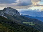 View of the Picos de Europa from Piedrasluengas, Spain