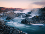 Sunrise over Great Falls, Virginia