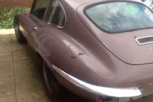 Jaguar E type V12 Coupe 1973 restoration project