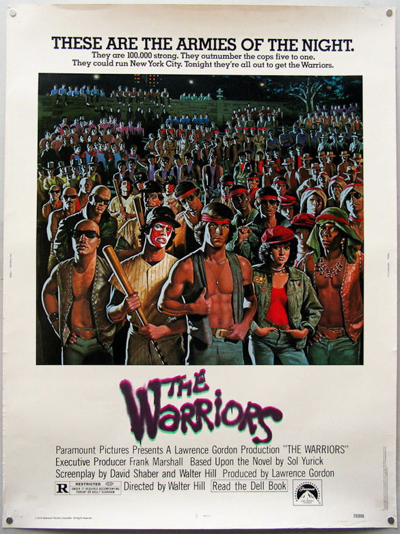 Cartel deThe warriors. Los amos de la noche