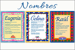 Tarjetas de nombres para enviar e imprimir