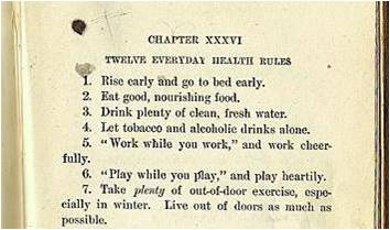 1908 health rules