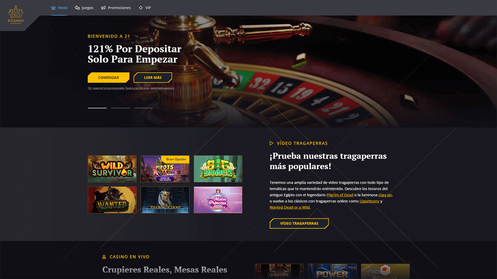 CasinoEnlineaHEX.com   Casinos Online Maestro 21