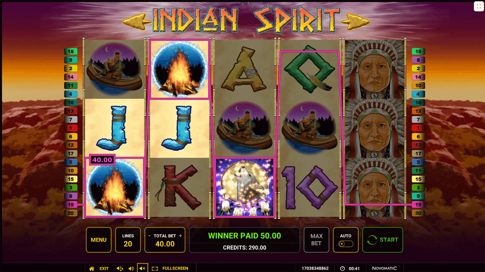 CasinoEnlineaHEX.com   Indian Spirit Online