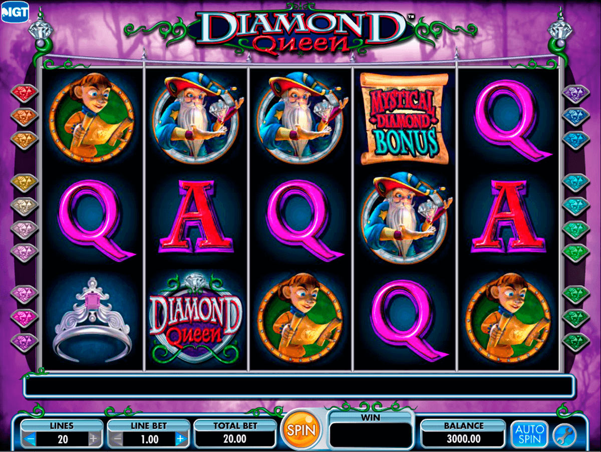 diamond queen igt slot machine 