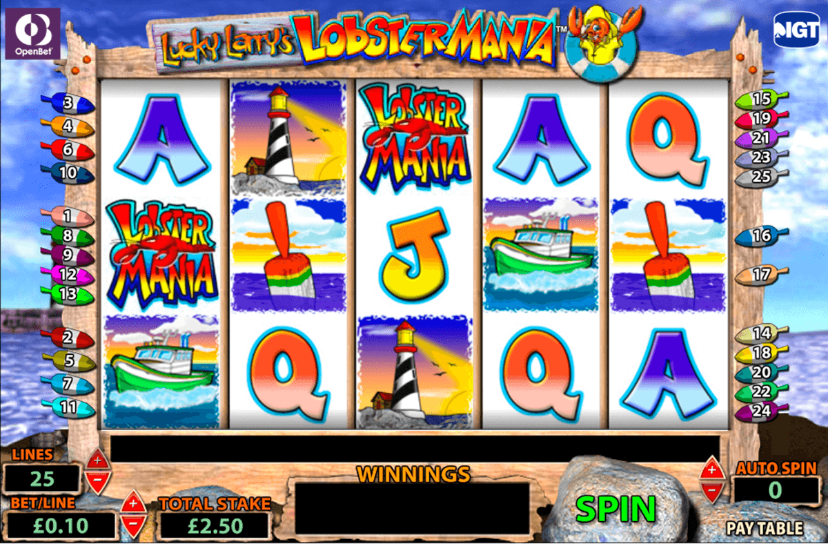 lucky larrys lobstermania igt slot machine 