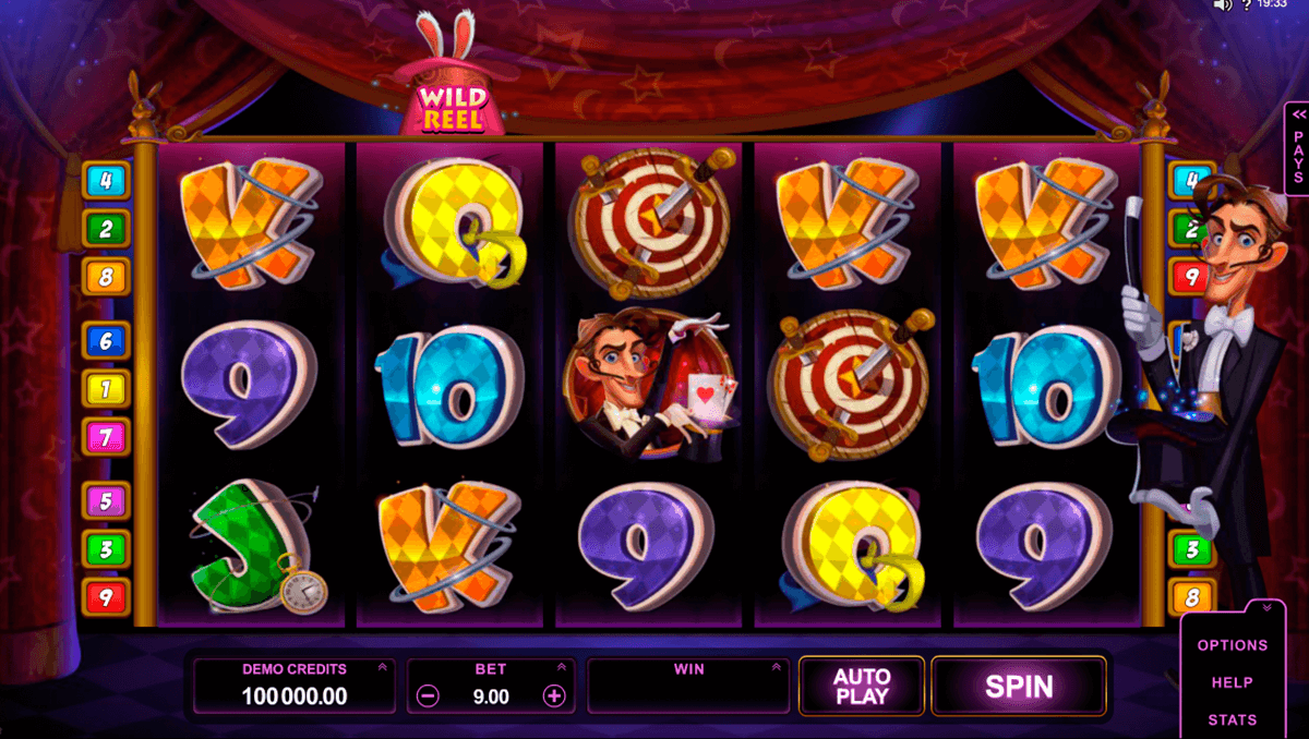 rabbit in the hat microgaming slot machine