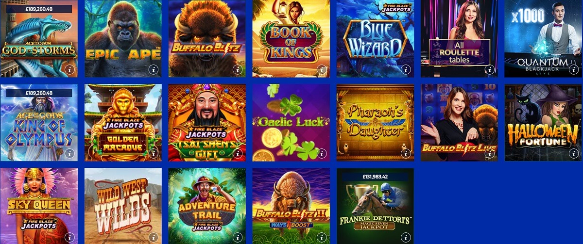 william hill games online