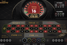 French Roulette NetEnt screenshot