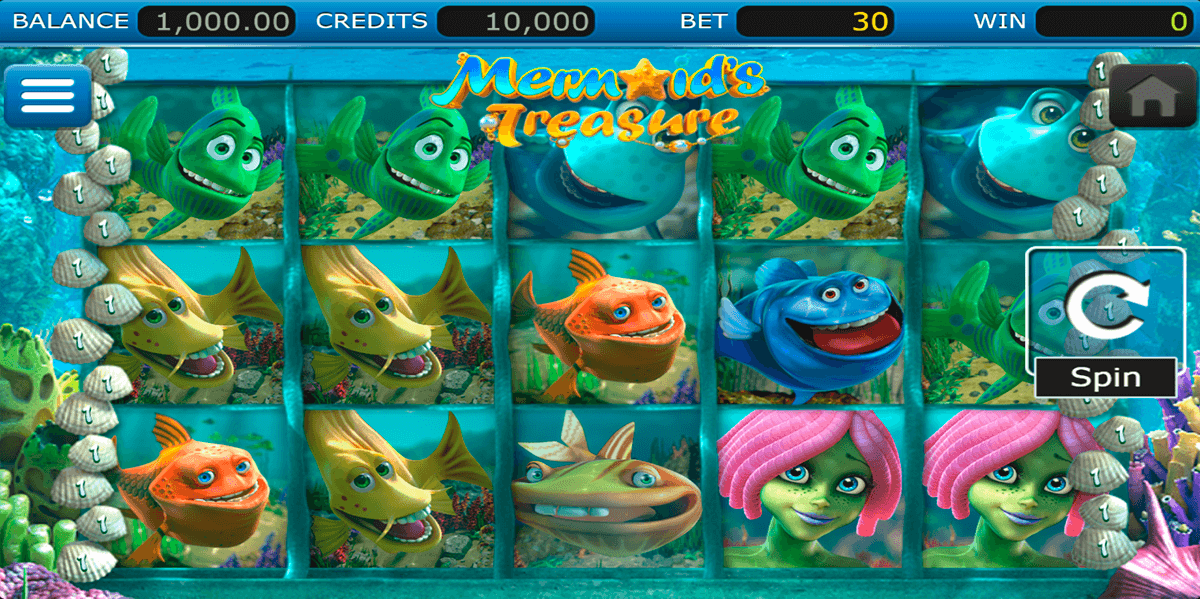 mermaids treasure nucleus gaming slot 