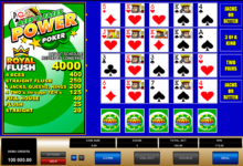 aces and faces  play power poker microgaming