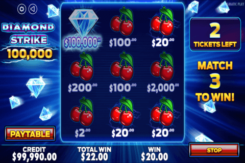 Diamond Strike Scratchcard