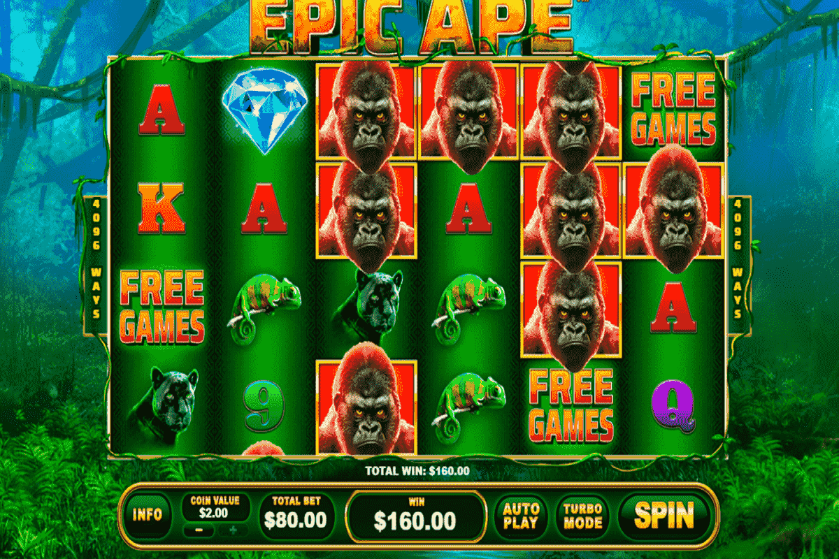 epic ape playtech screenshot 