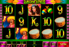 samba brazil playtech slot