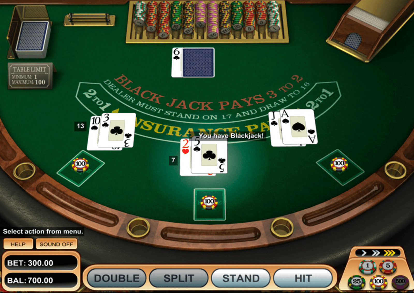 Jugar a American Blackjack de BetSoft en casinos de España
