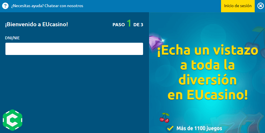 eucasino entrar paso