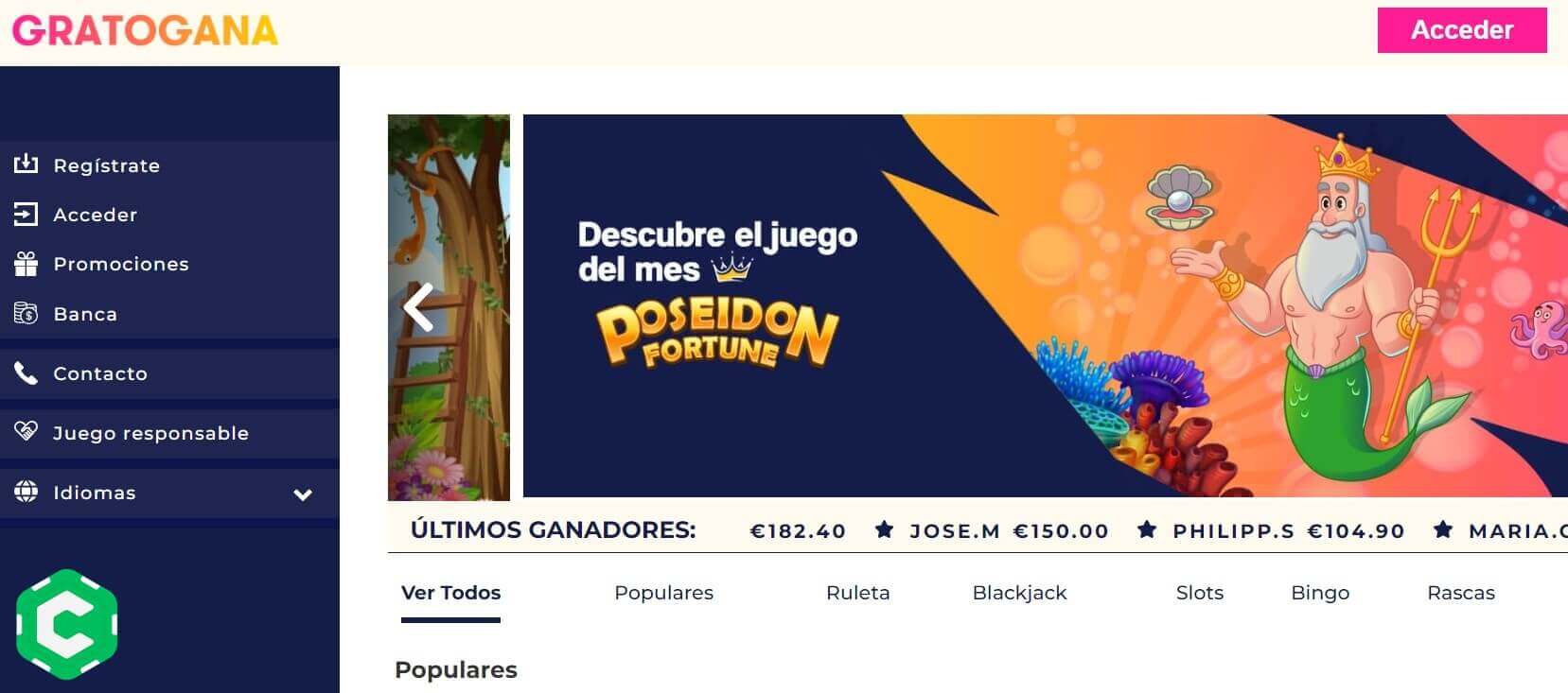 gratogana casino registrarse paso