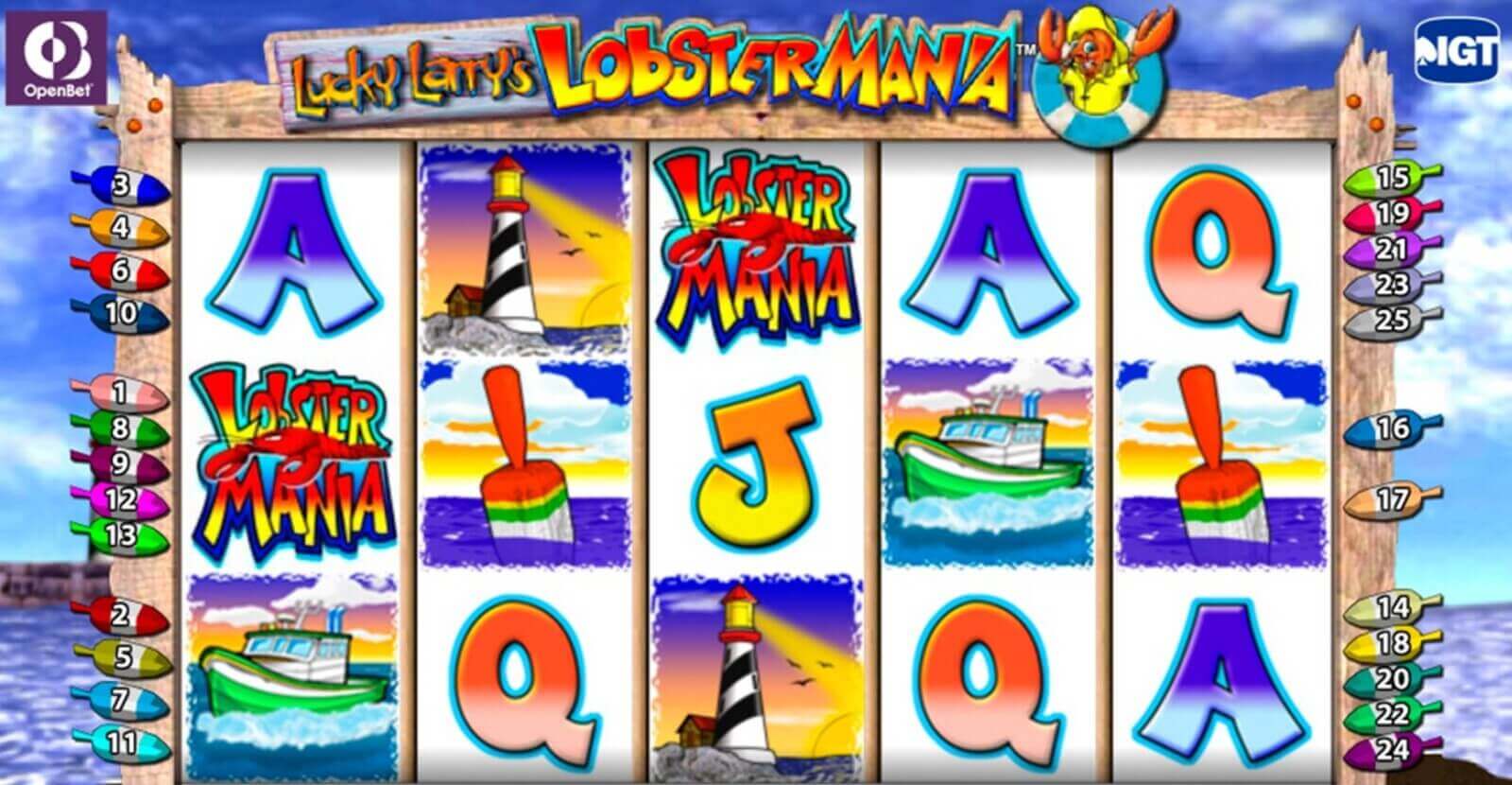 Jugar a la tragamonedas gratis Lucky Larry's Lobstermania de IGT