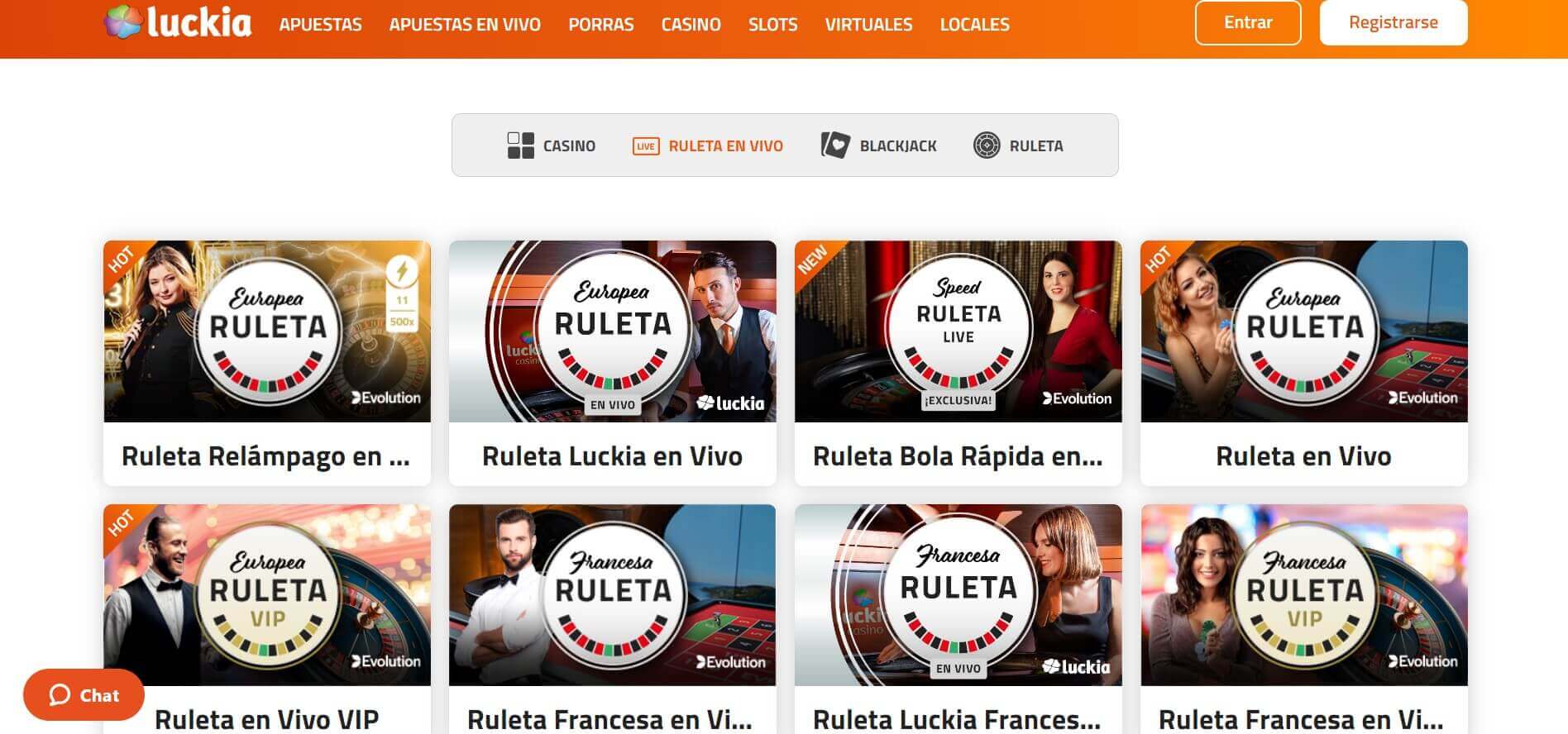 luckia casino en vivo