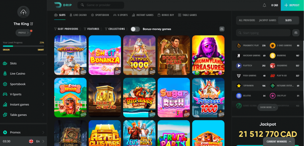 Drip casino slots