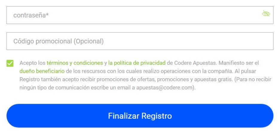 codere casino registrarse