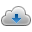 arrow, cloud, download