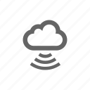 wave, store, computer cloud, cloud, server