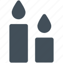 candle, christmas, light icon