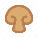 mushroom, topping, vegetable, food