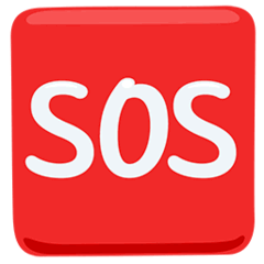 Symbole SOS on Messenger