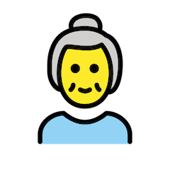 Old Woman on Openmoji