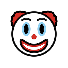 Visage de clown on Openmoji