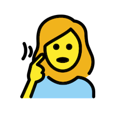 Femeie Surdă on Openmoji