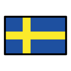 Flagge von Schweden on Openmoji