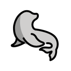 Zeehond on Openmoji