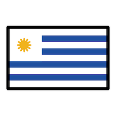 Uruguayn Lippu on Openmoji