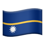 Bandera de Nauru on Apple