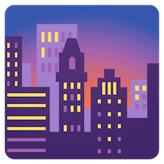 Cityscape at Dusk on Google