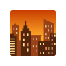 Cityscape at Dusk on Icons8