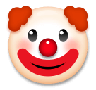 Visage de clown on LG