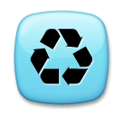 Recycling-Symbol on LG