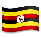 Flagge von Uganda on LG