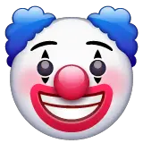 Visage de clown on WhatsApp