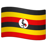 Flagge von Uganda on WhatsApp