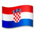 Drapeau de la Croatie